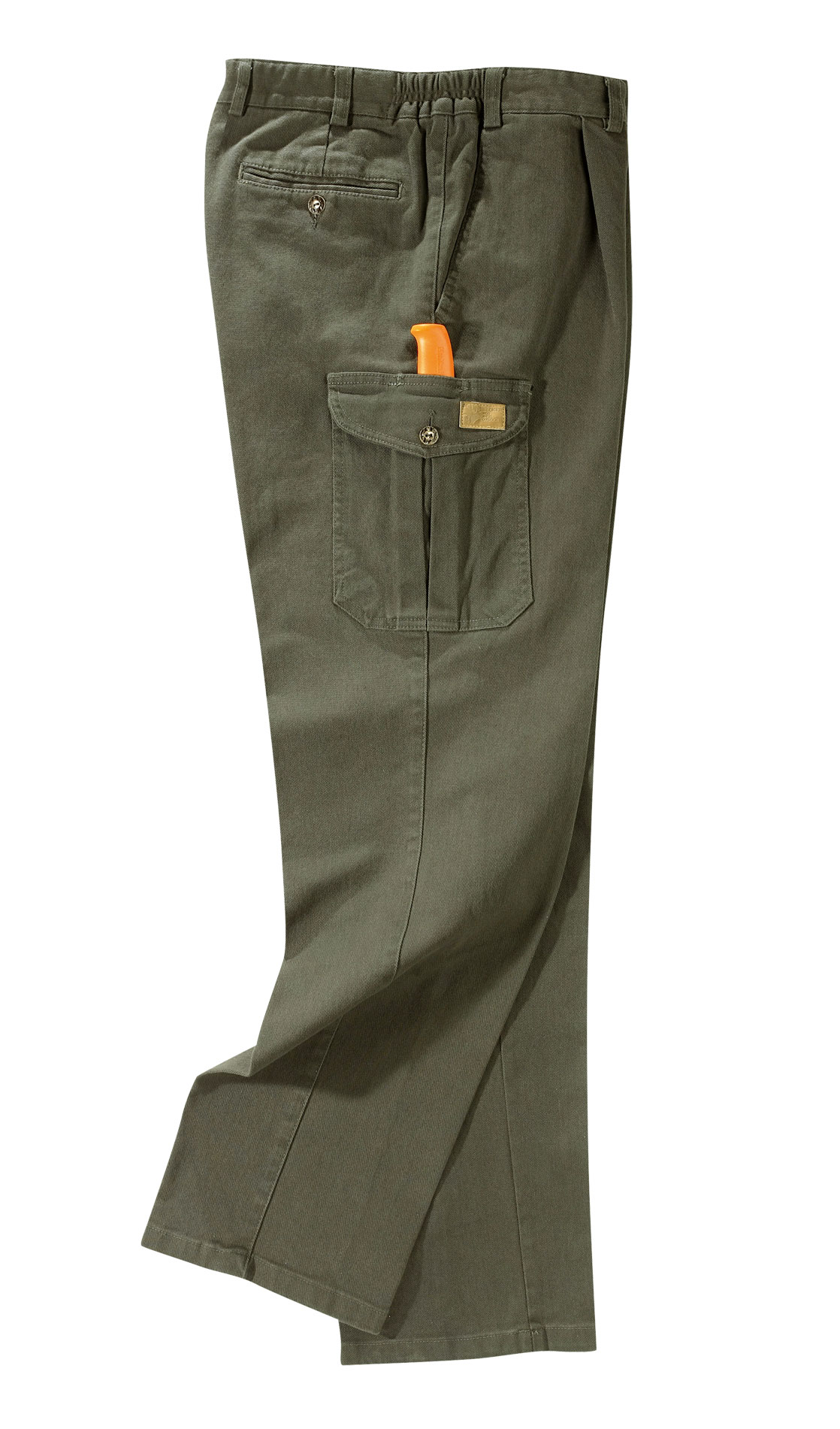 Jeanshose m. Kräuselbund