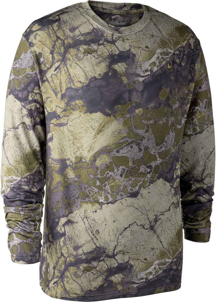 Langarmshirt "Birch" in Camouflage