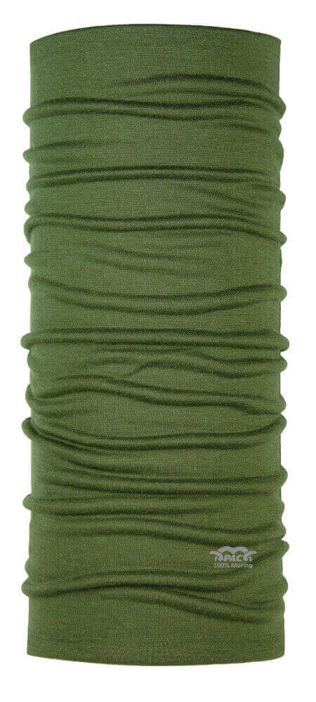 Multifunktionstuch Merino oliv