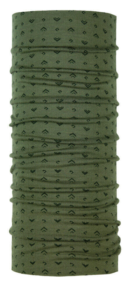 Multifunktionstuch Merino arrow oliv